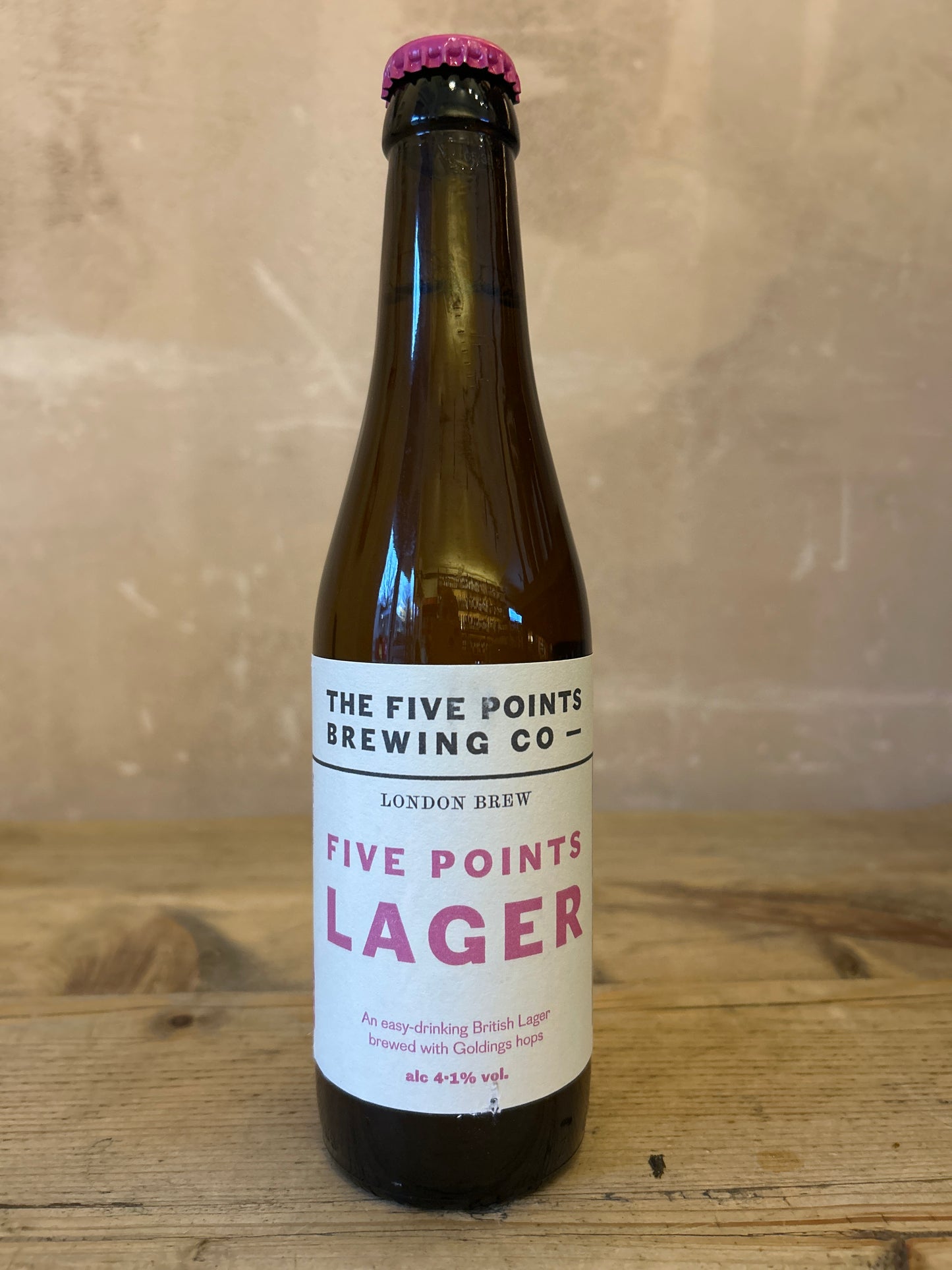 Five Points Lager 4.1% 330ml Bottle