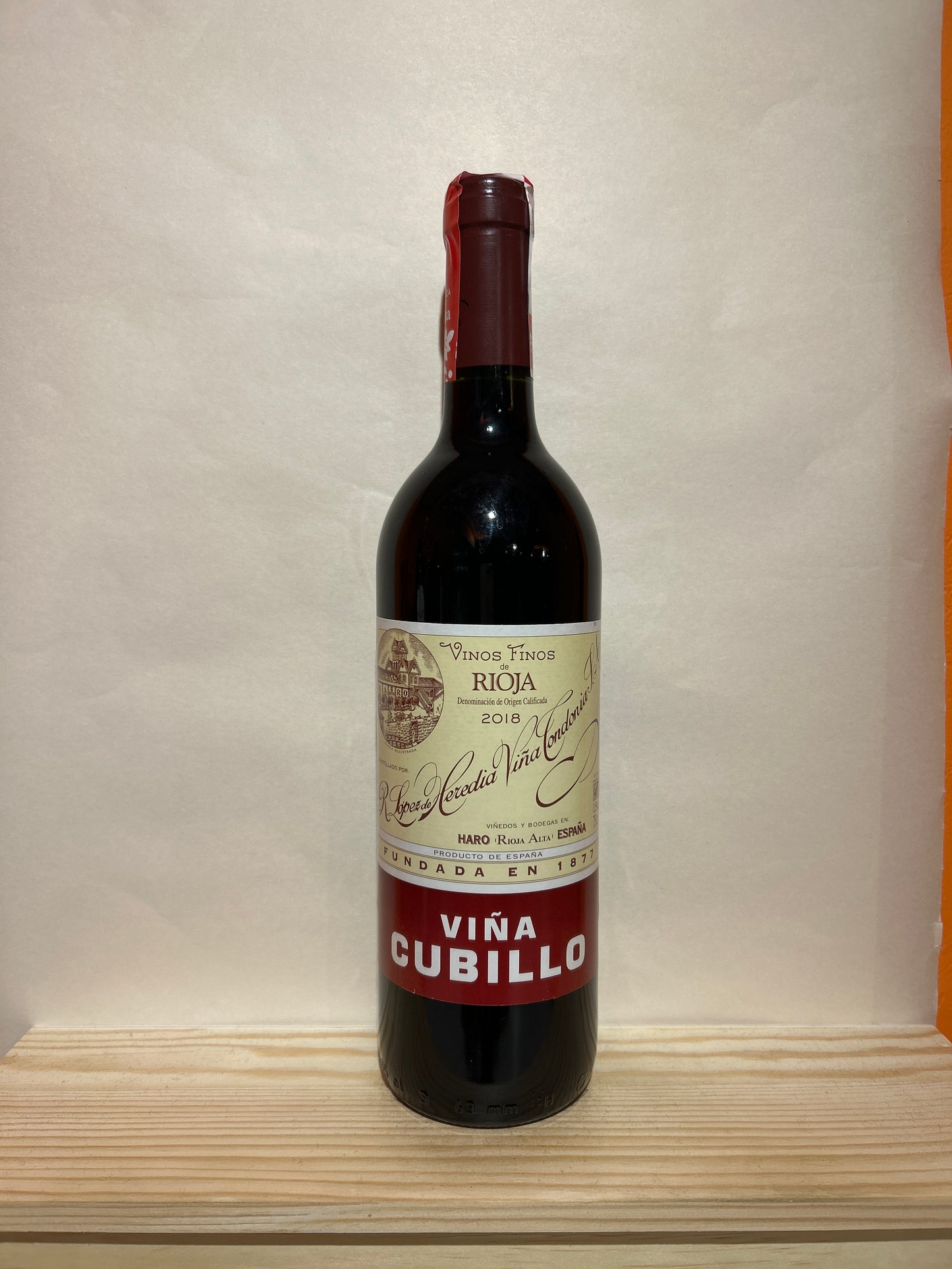 Rioja Crianza 'Vina Cubillo' 2018, Lopez de Heredia