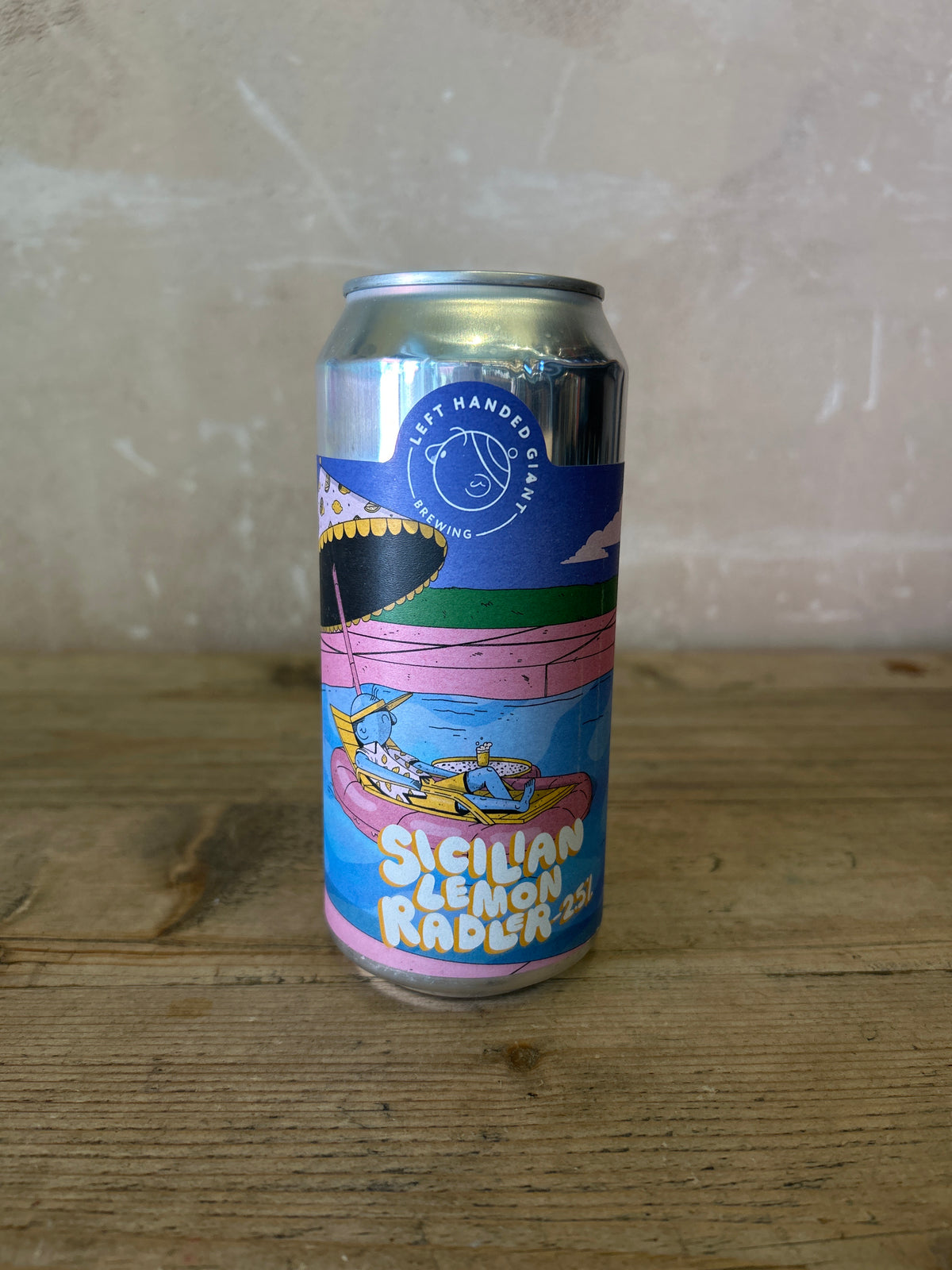 Left Handed Giant Sicilian Lemon Radler 2.5% 440ml Can