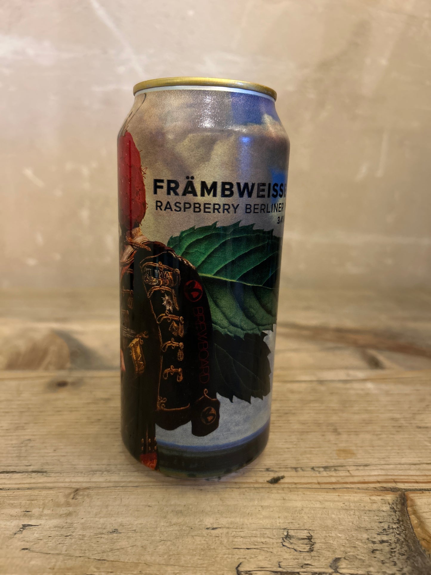 Brewboard Frambweisse Berliner Weisse 3.4% 440ml Can