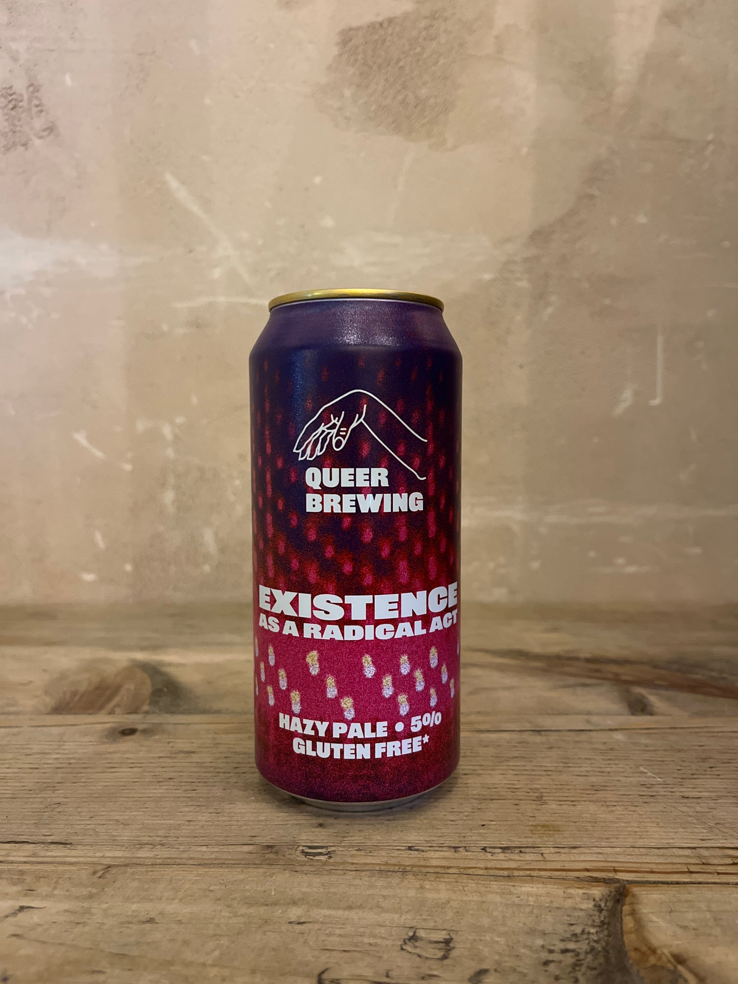 Queer Brewing Existence As a Radical Act Hazy Pale 5% 440ml cans
