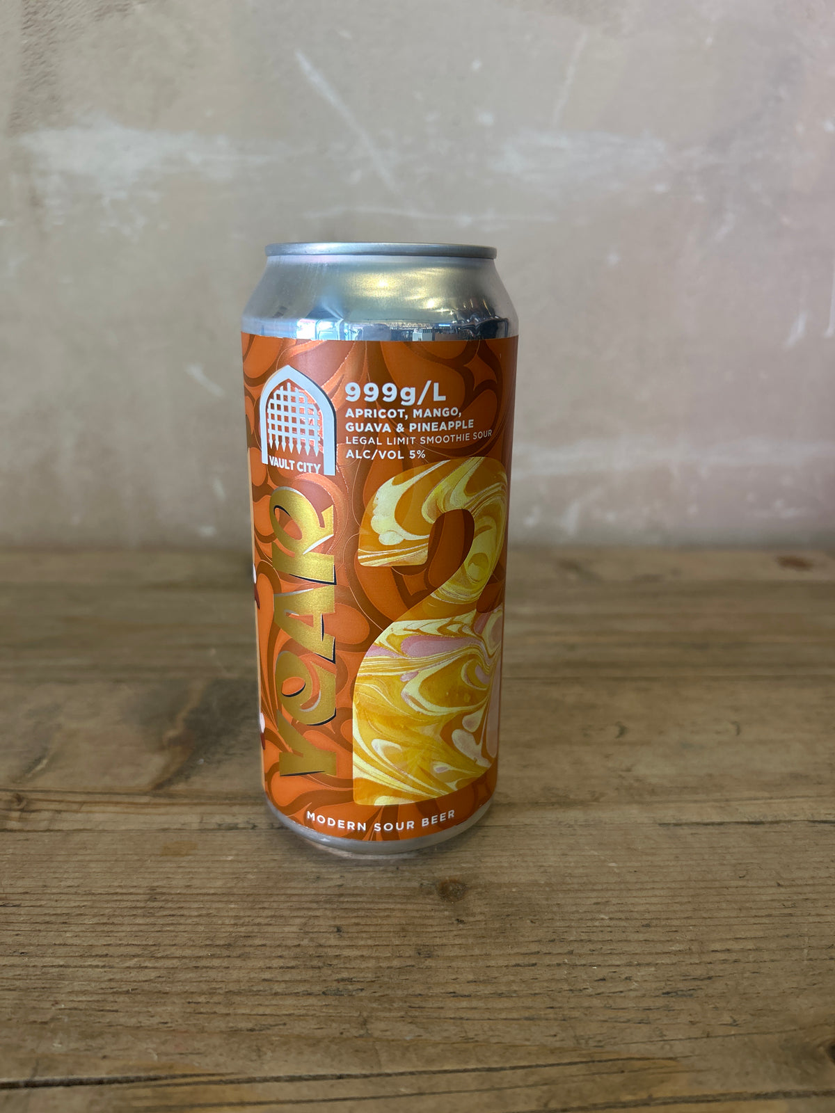 Vault City Year 2 999g/l Apricot, Guava, Mango & Pineapple Smoothie Sour 5% 440ml Can