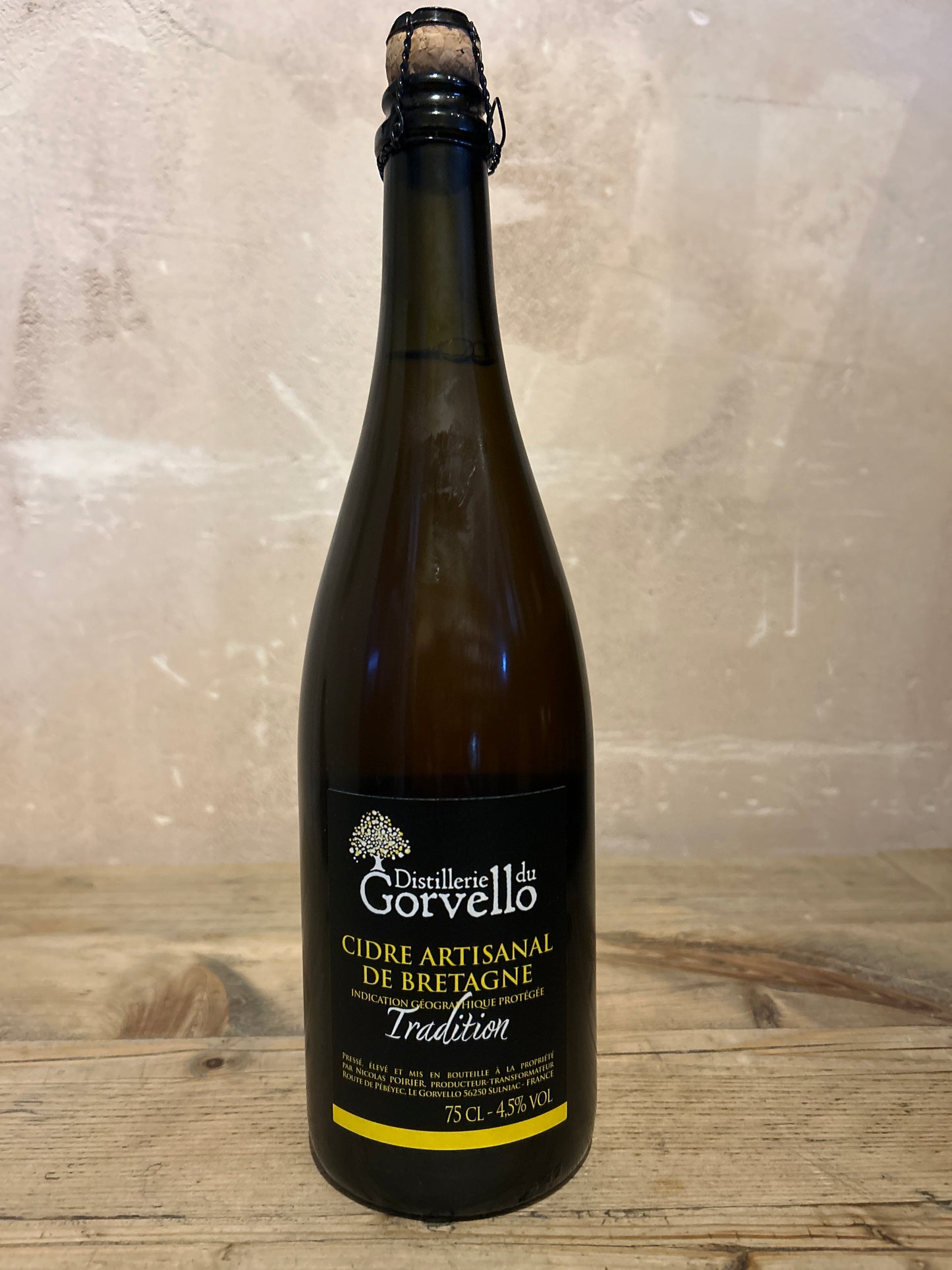 Distillerie du Gorvello Cidre de Bretagne IGP Cuvée Tradition