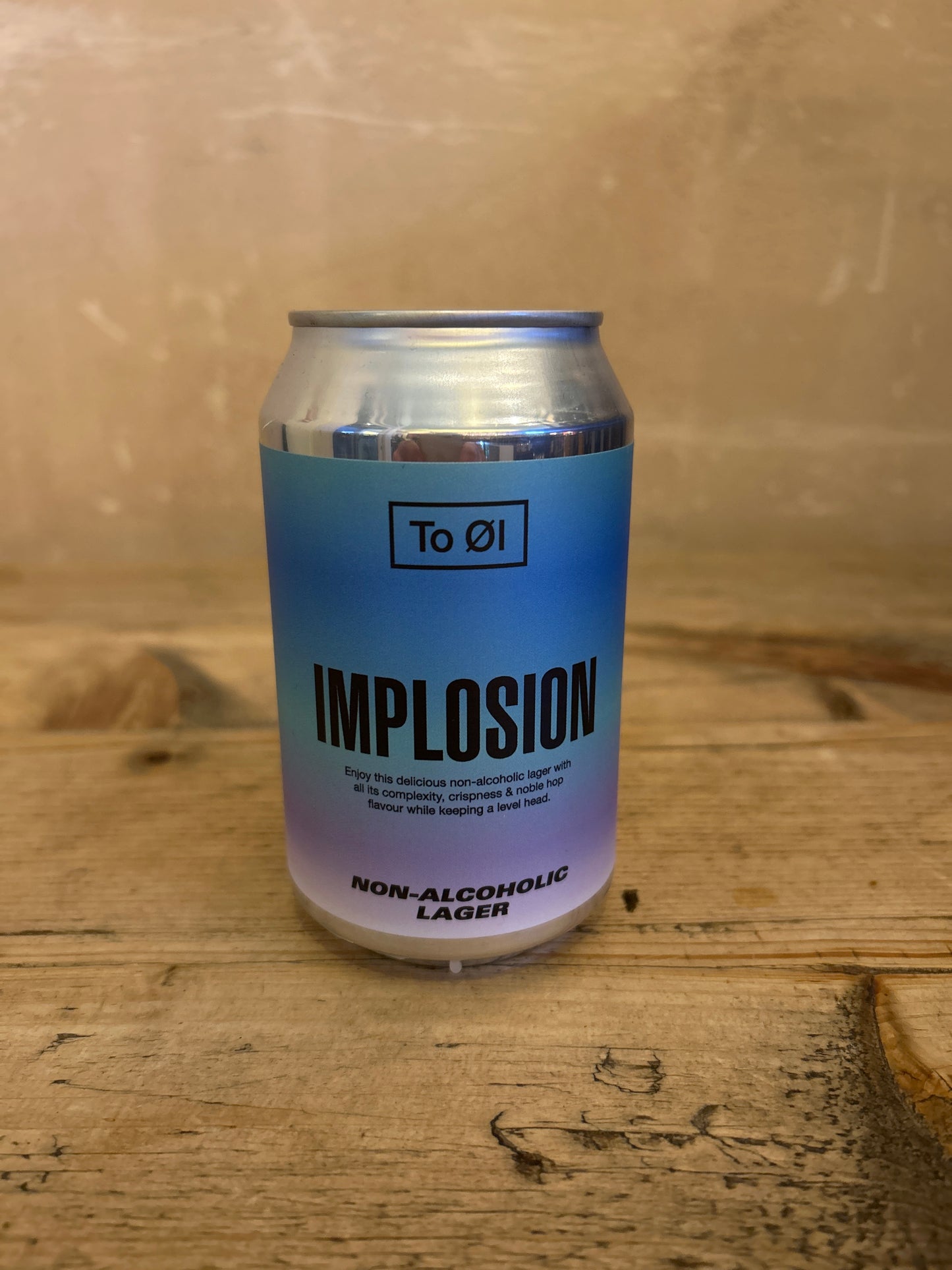 To 01 Implosion Non-Alcoholic Lager 0.5% 330ml Can