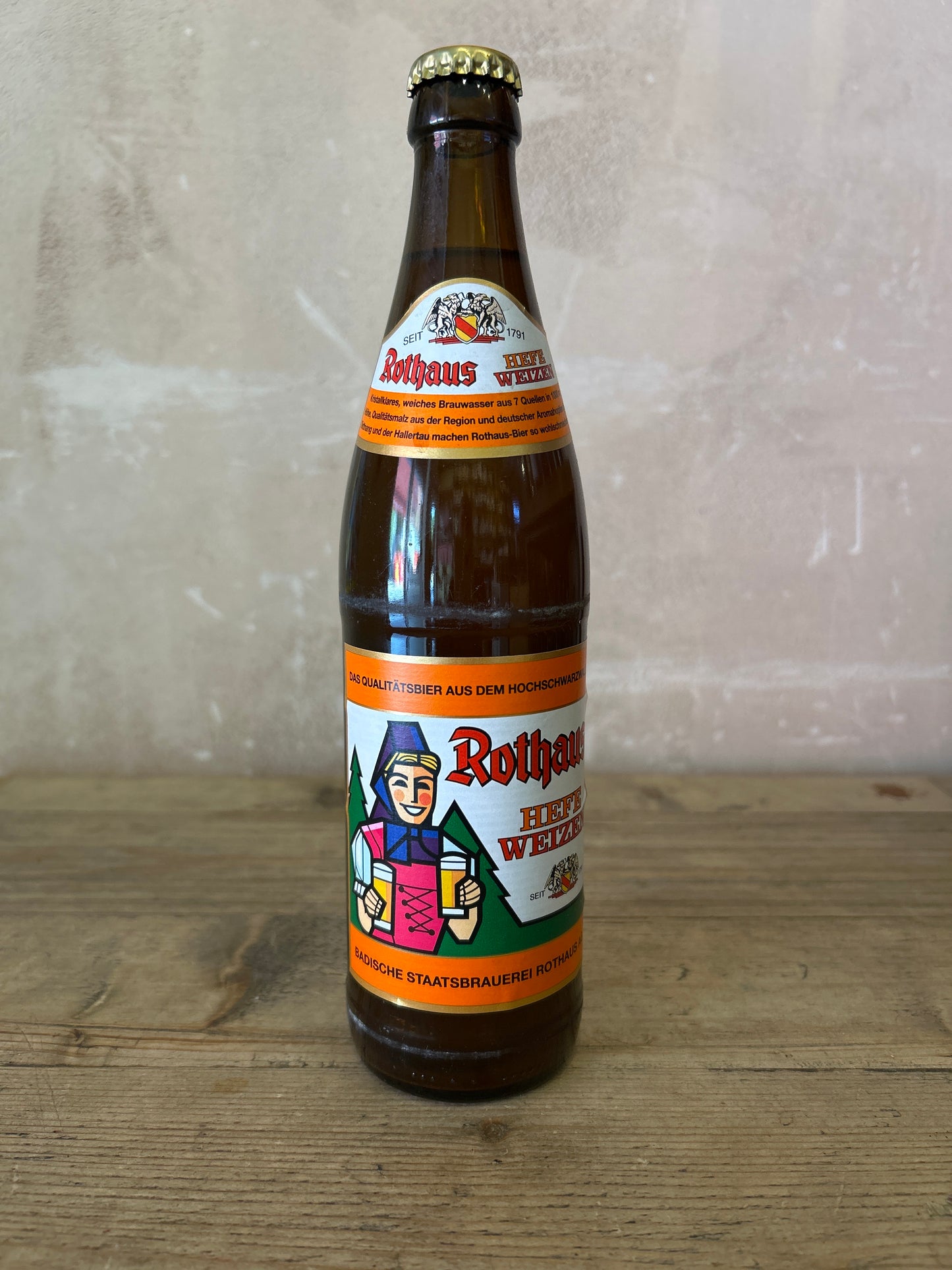 Rothaus Hefeweizen 500ml 5.4% Bottle