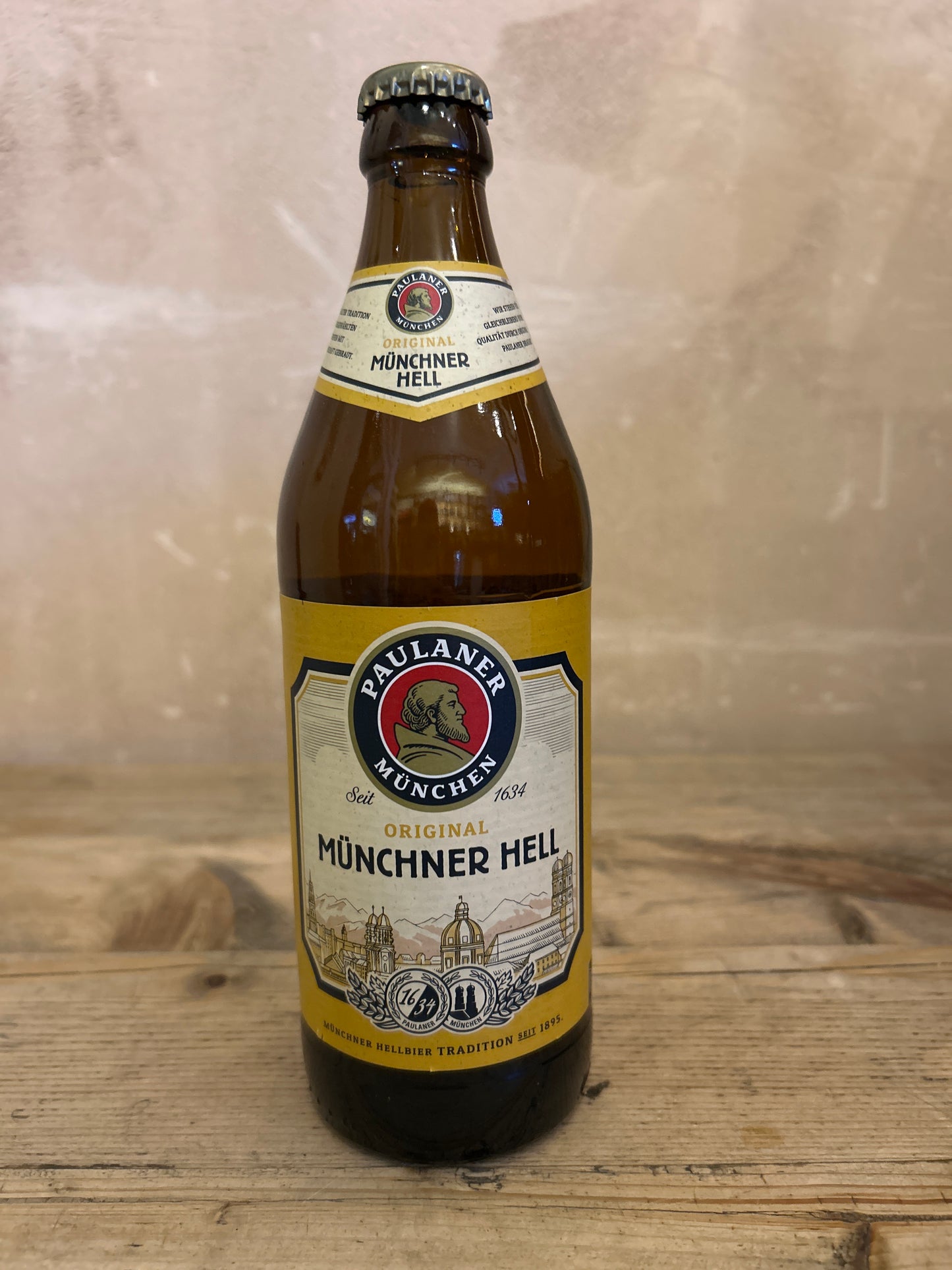 Paulaner Munchener Hell 4.9% 500ml Bottle