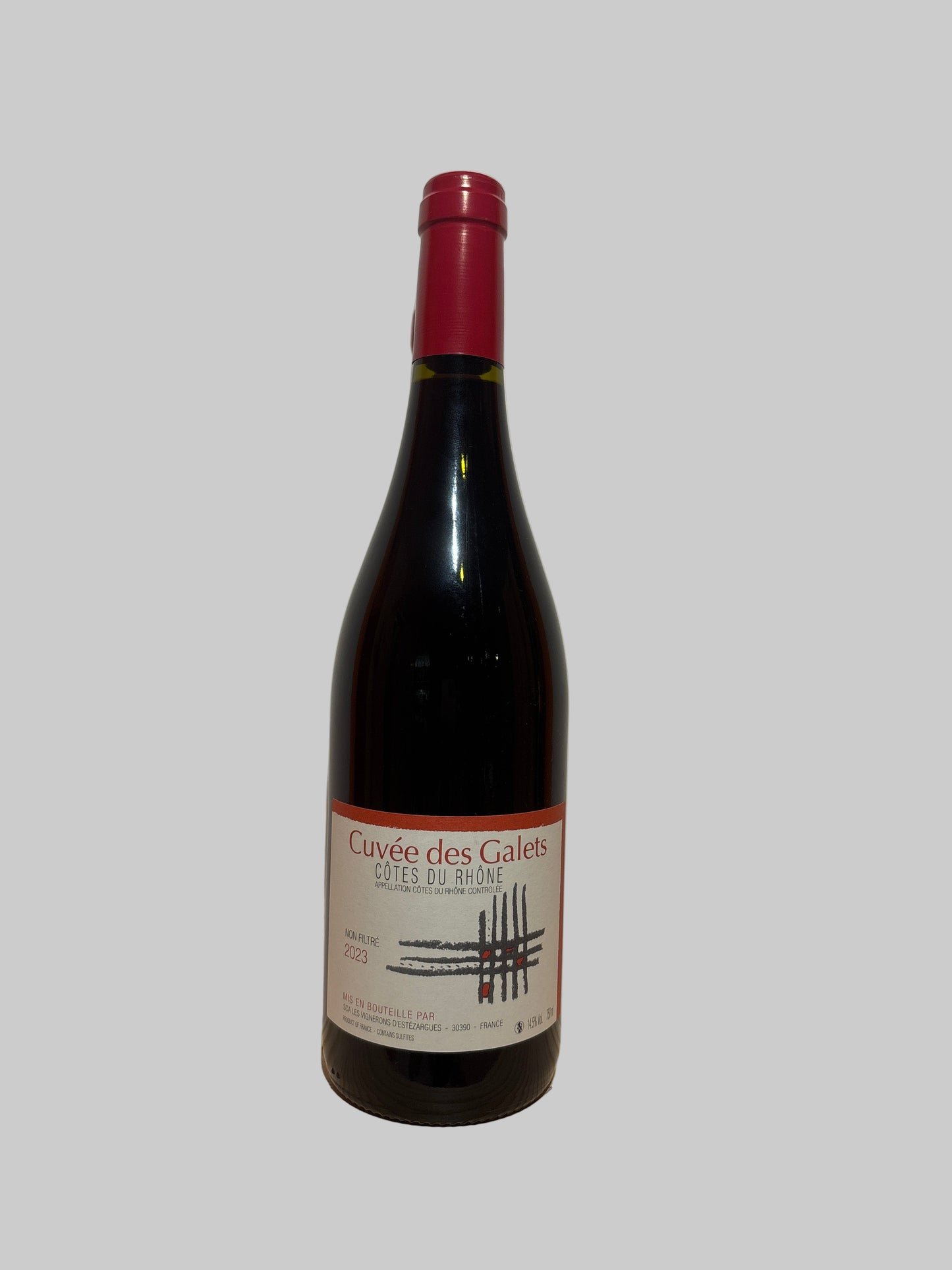 Cotes du Rhone Cuvee des Galets Rouge 2024, Les Vignerons d'Estezargues