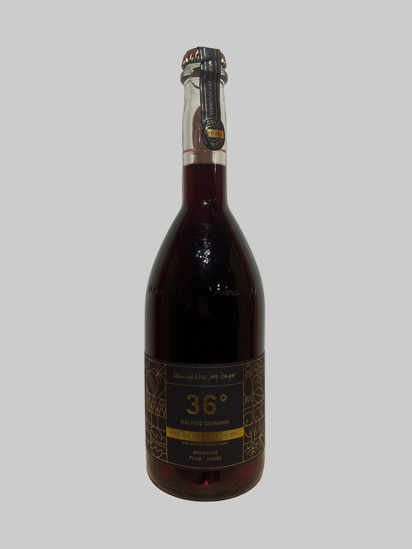 Alcohol Free Grenache Red Wine '36', Jorg Geiger