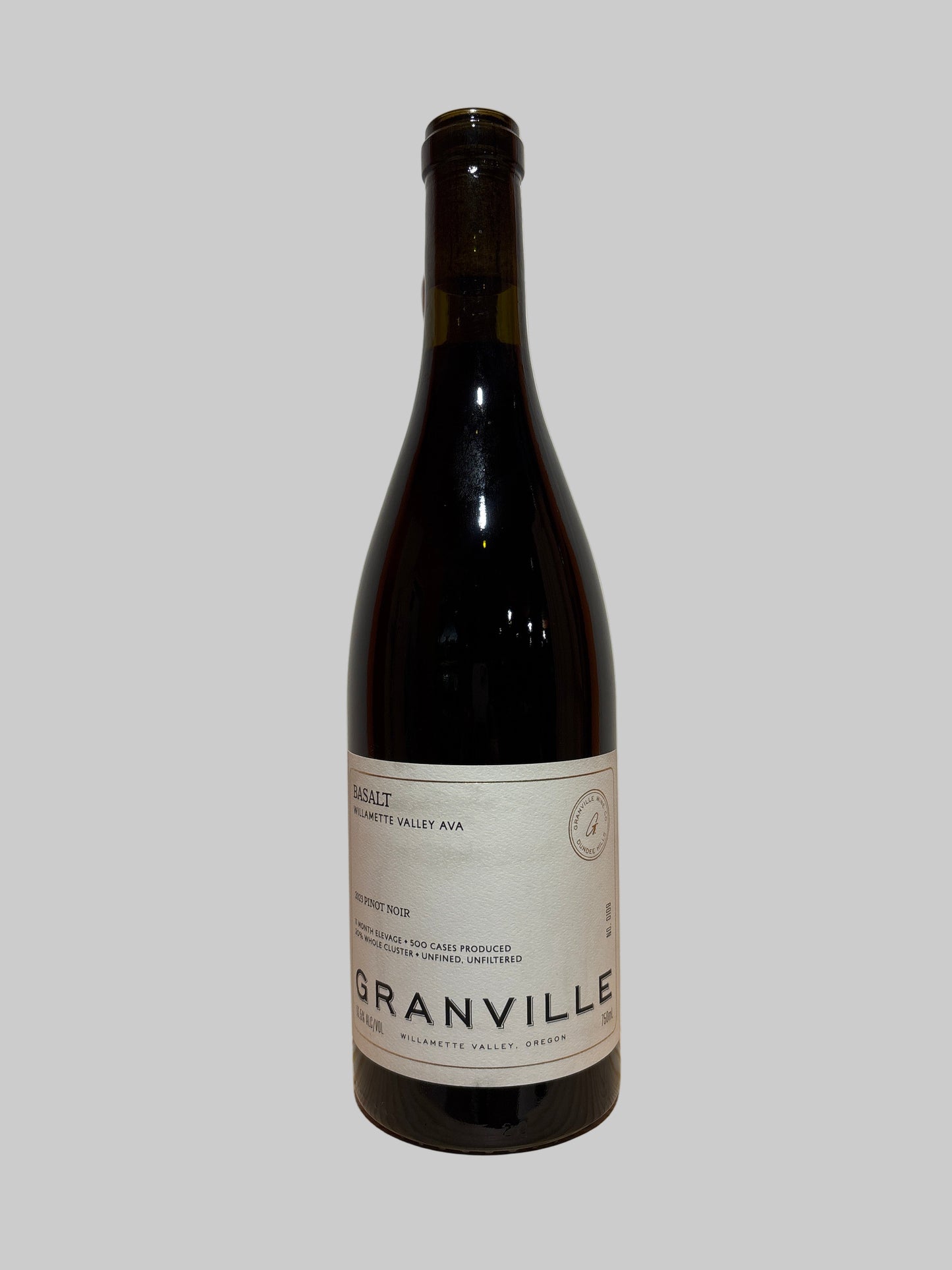 Basalt Pinot Noir 2023, Granville Wine Co, Oregon