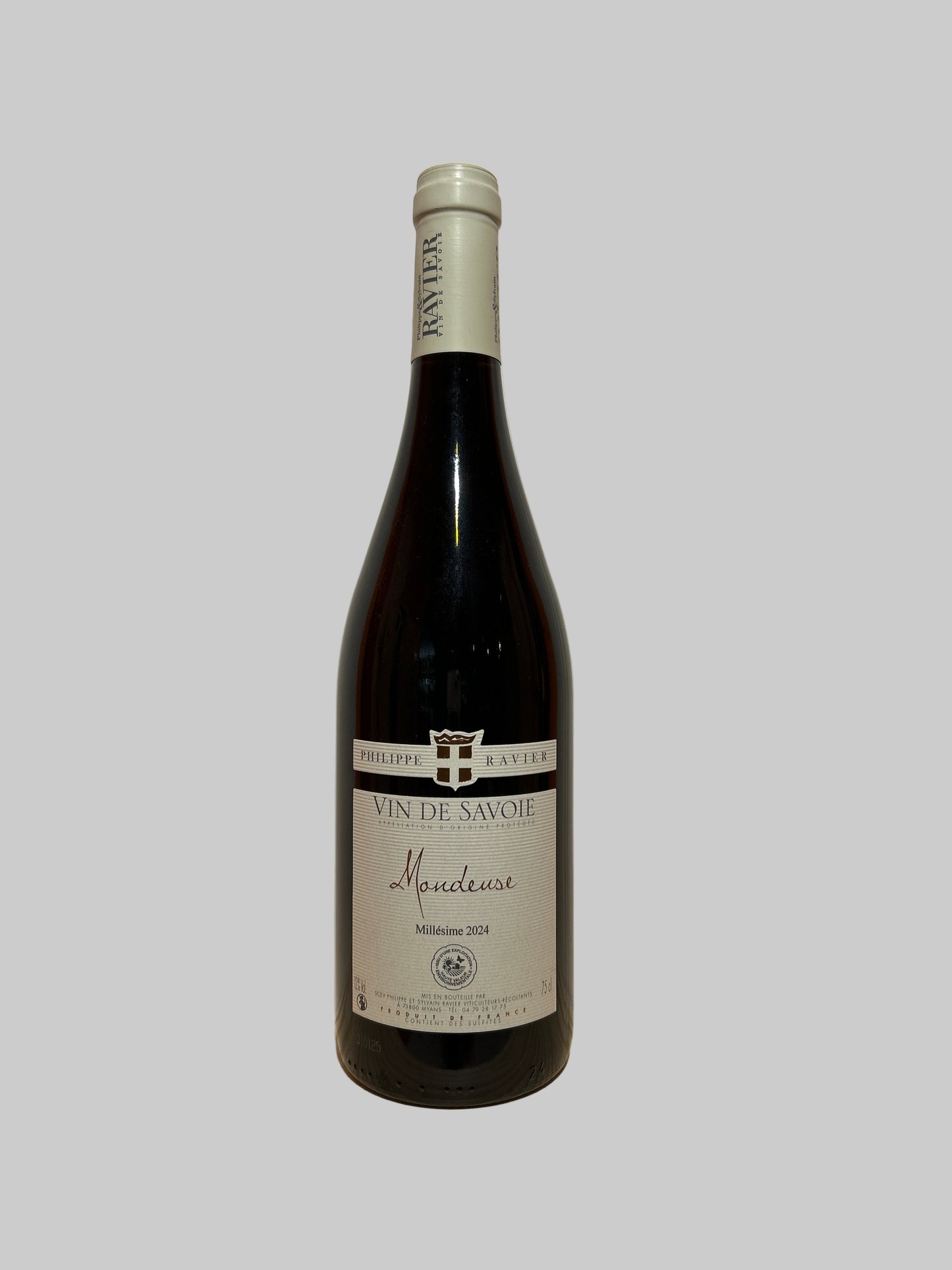 Mondeuse, Vin de Savoie AOC, 2024 , Domaine Philippe et Sylvain Ravier