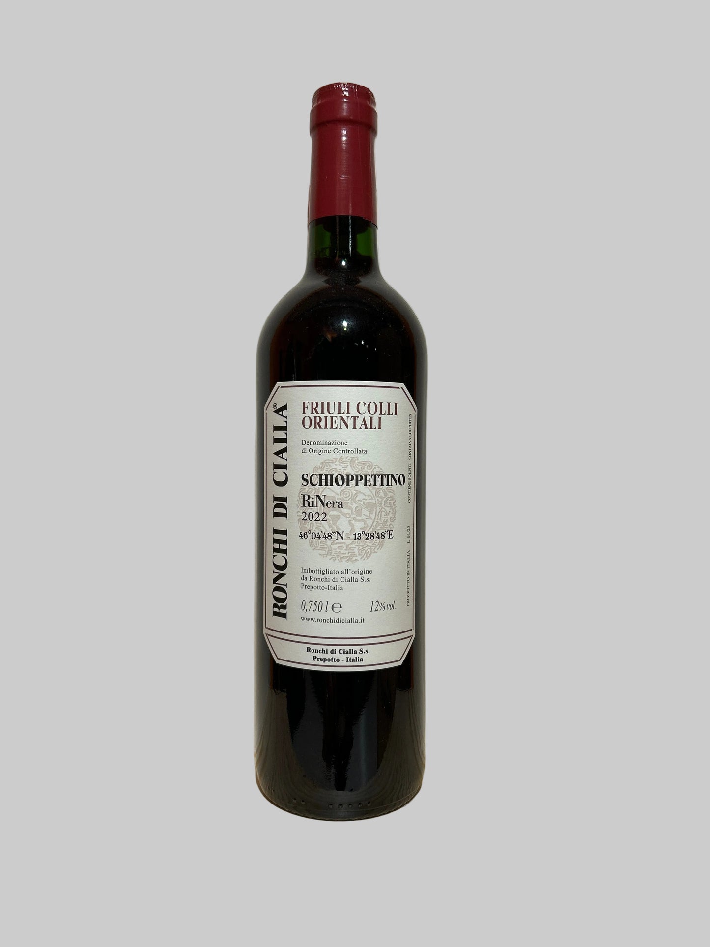Collio Schioppettino RiNera 2022, Ronchi di Cialla