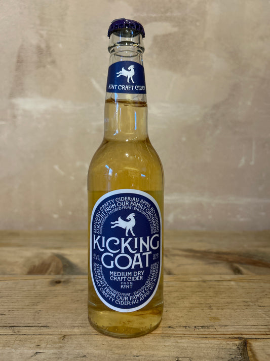 Kicking Goat Medium Dry Cider (Kent) 330ml bottle