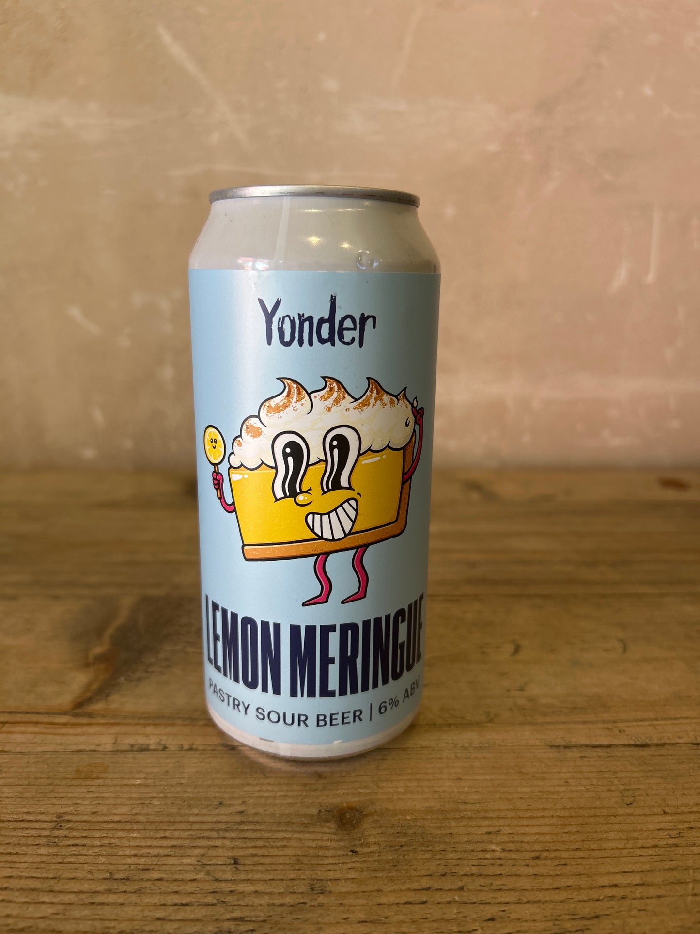 Yonder Brewing and Blending Lemon Meringue Pastry Sour Beer 6% 440ml Can