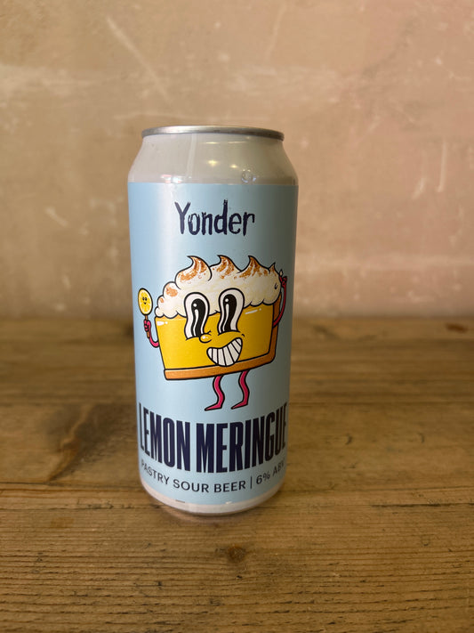 Yonder Brewing and Blending Lemon Meringue Pastry Sour Beer 6% 440ml Can