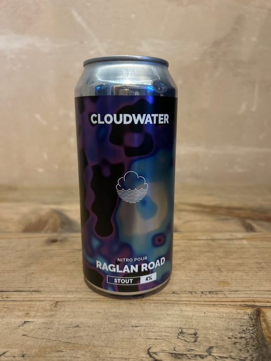 Cloudwater Raglan Road Nitro Pour Stout 4% 440ml cans