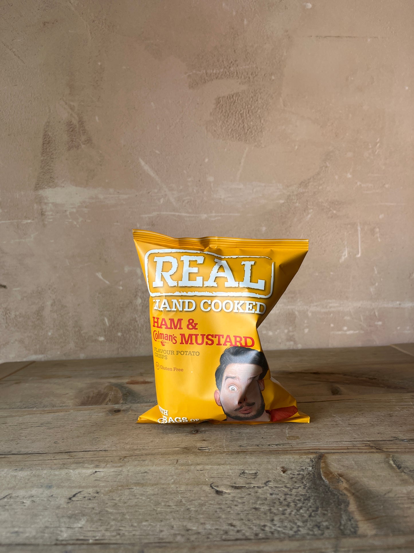 Real Ham & Colmans Mustard Crisps 35g