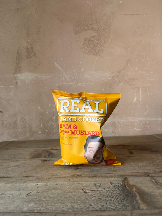 Real Ham & Colmans Mustard Crisps 35g