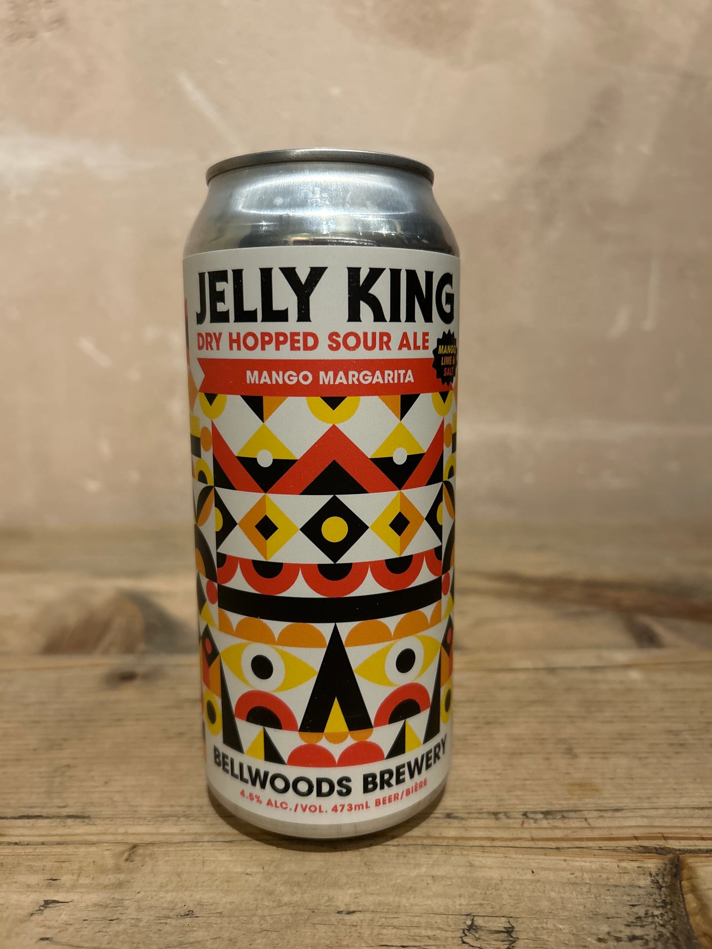 Bellwoods Jelly King Mango Margarita Dry Hopped Sour Ale 5.6% 473ml Can