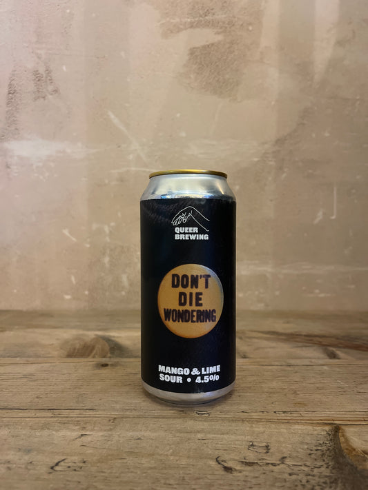 Queer Brewing Won't Die Wondering Mango & Lime Sour 4.5% 440ml cans