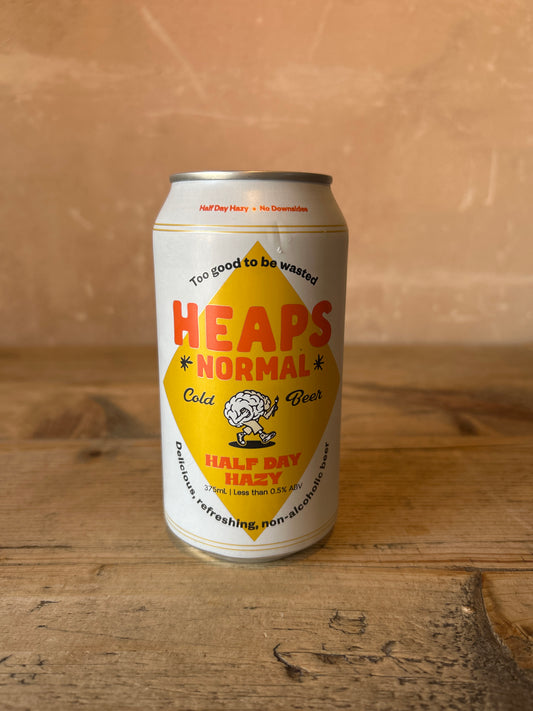 Heaps Normal Half Day Hazy Pale Ale 0.5% 375ml Can