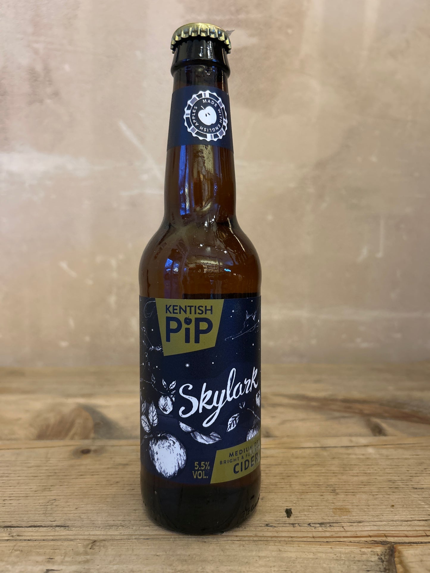 Kentish Pip Skylark 5.5% Medium Dry Cider 330ml bottle