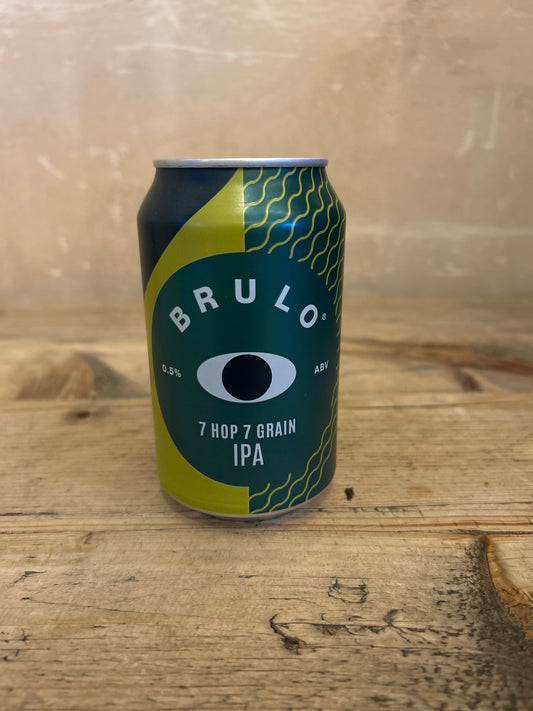 Brulo 7 Hop 7 Grain 0.0% DDH IPA 330ml can