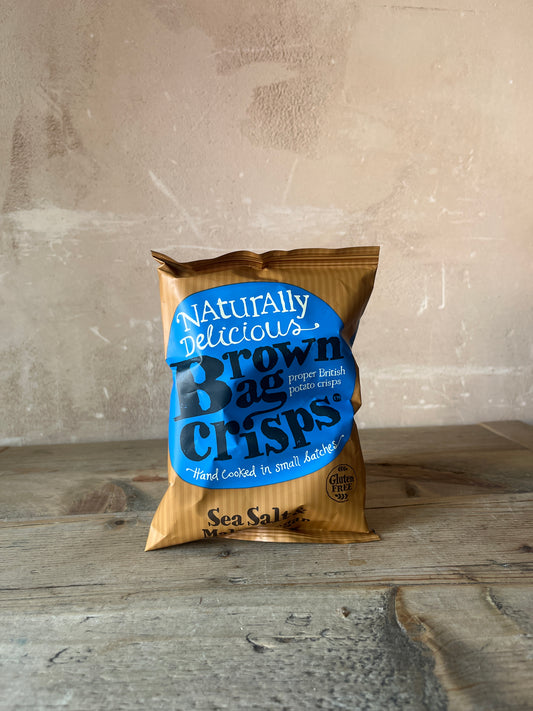 Brown Bag Crisps Sea Salt & Malt Vinegar