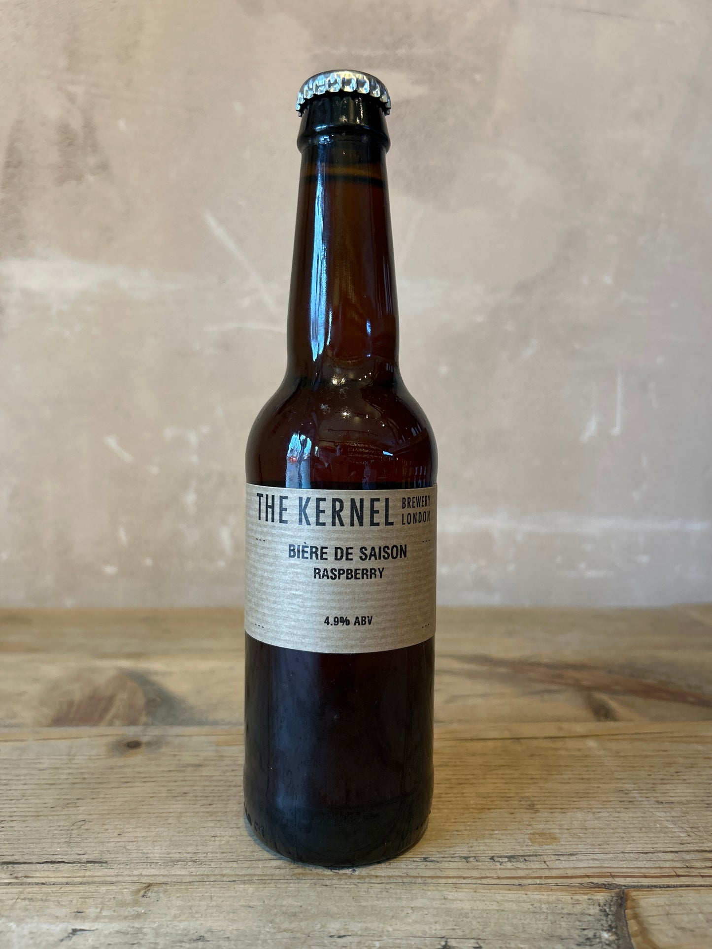 The Kernel Biere de Saison Raspberry 5% 330ml Bottle