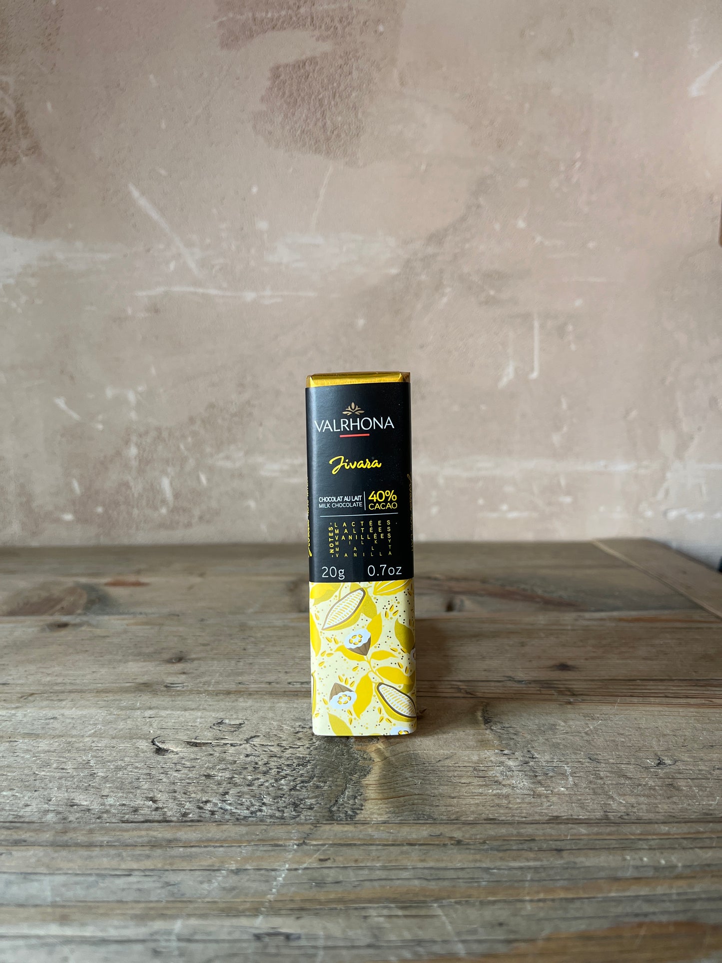 Valrhona Chocolate Jivara 40% Mini Bar 20g