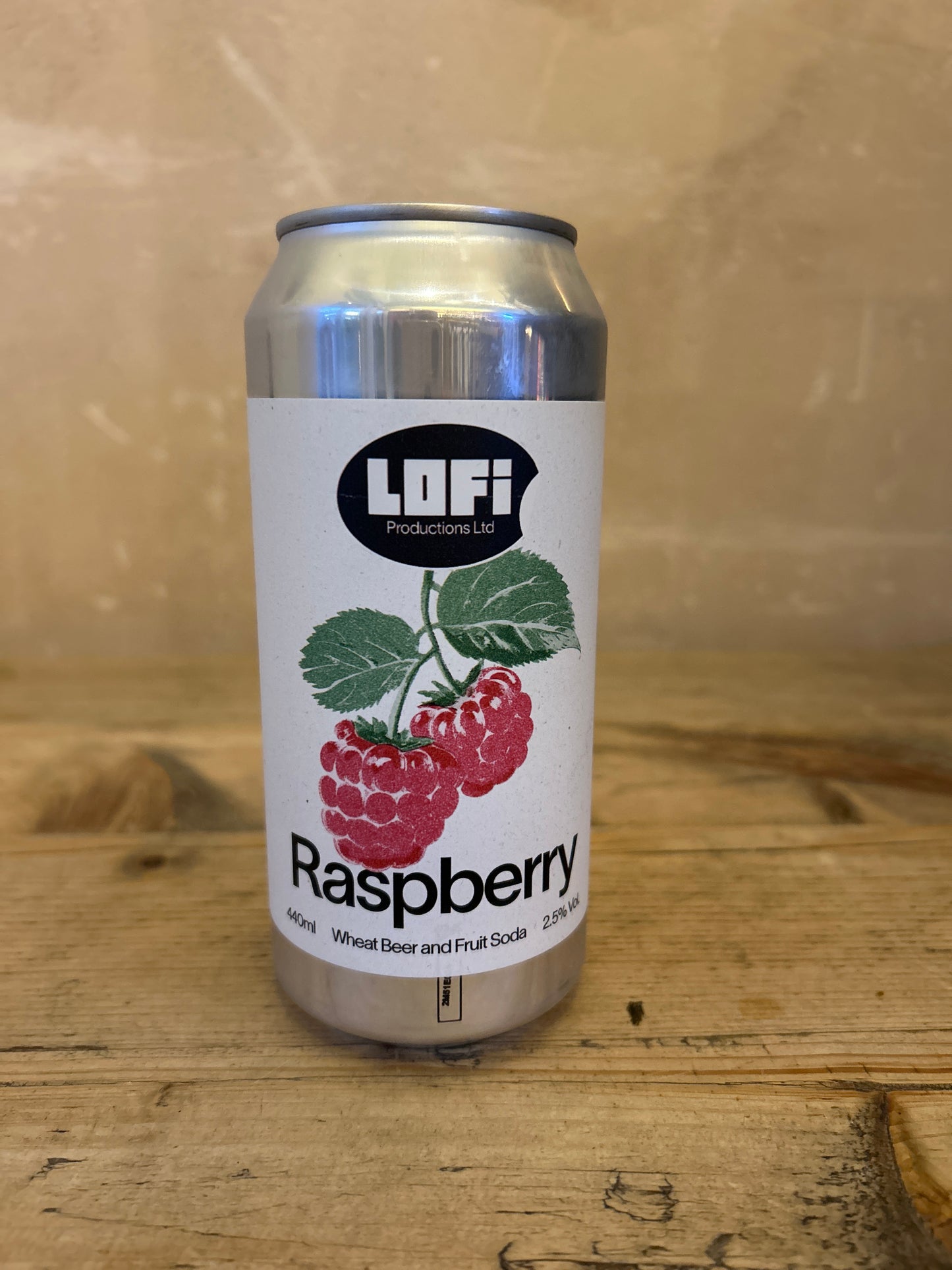 Lofi Raspberry Wheat Beer 2.5% 500ml Can