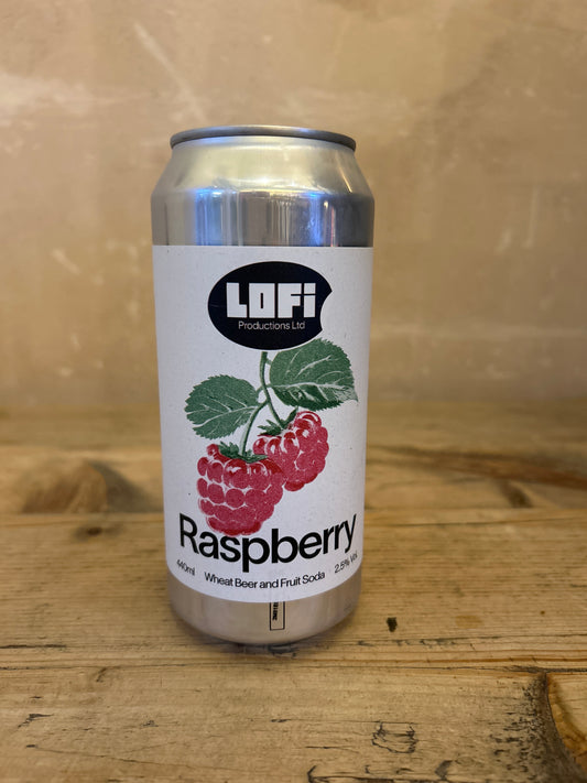 Lofi Raspberry Wheat Beer 2.5% 500ml Can