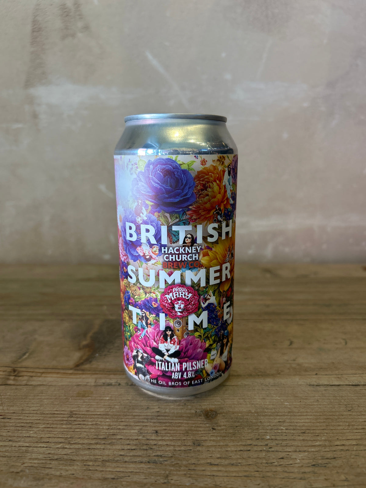 Hackney Church Brew Co Brtitish Summer Time Italian Pilsner 4.8% 440ml Can