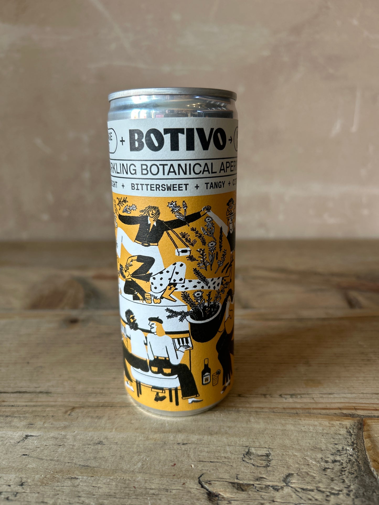 Botivo Sparkling Botanical Aperitivo 0% 250ml Cans