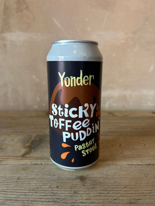 Yonder Brewing and Blending Sticky Toffee Pudding Pastry Stout 6% 440ml Can