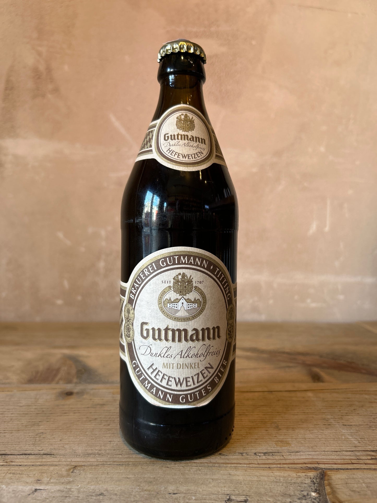 Gutmann Hefedunkle Alcohol Free Beer 500ml Bottle