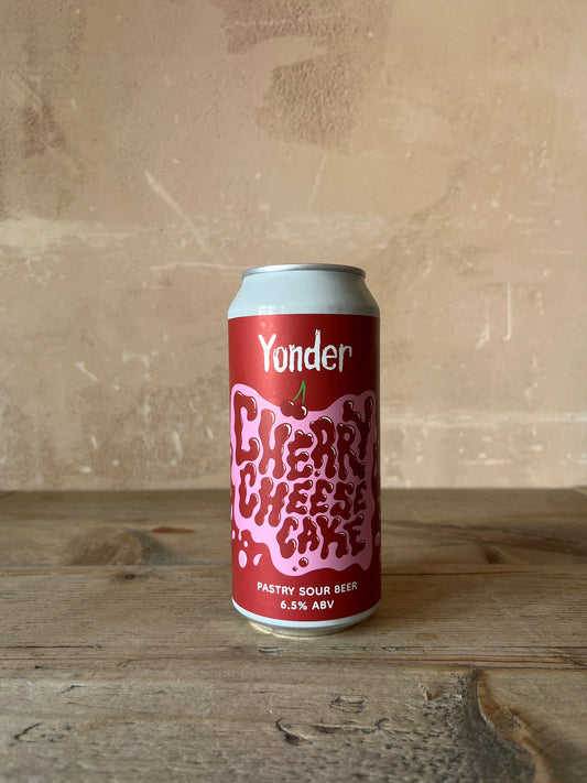 Yonder Brewing and Blending Cherry Cheesecake Pastry Sour 6.5% 440ml Can