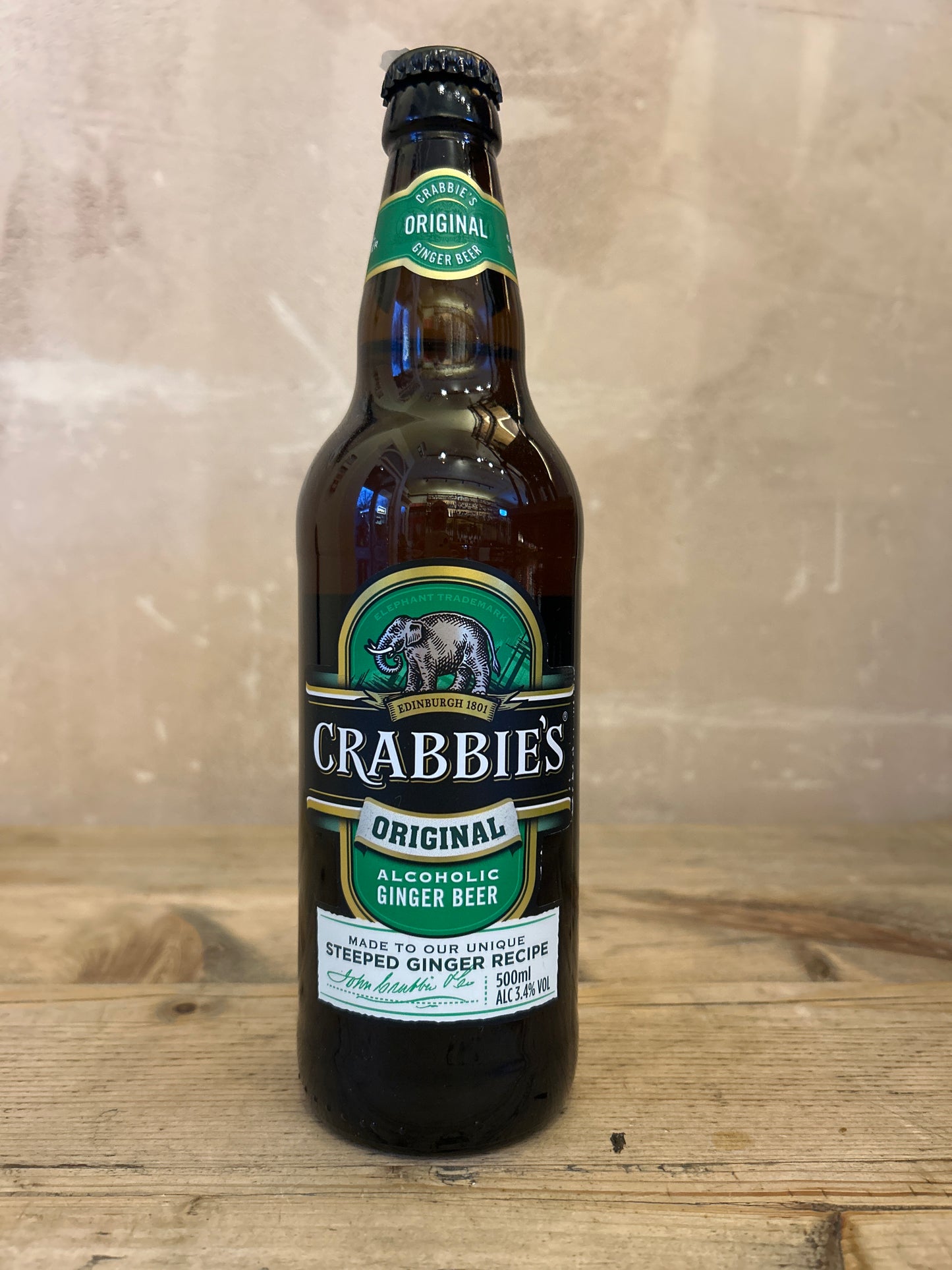 Crabbies Alcoholic Ginger Beer 500ml bottle
