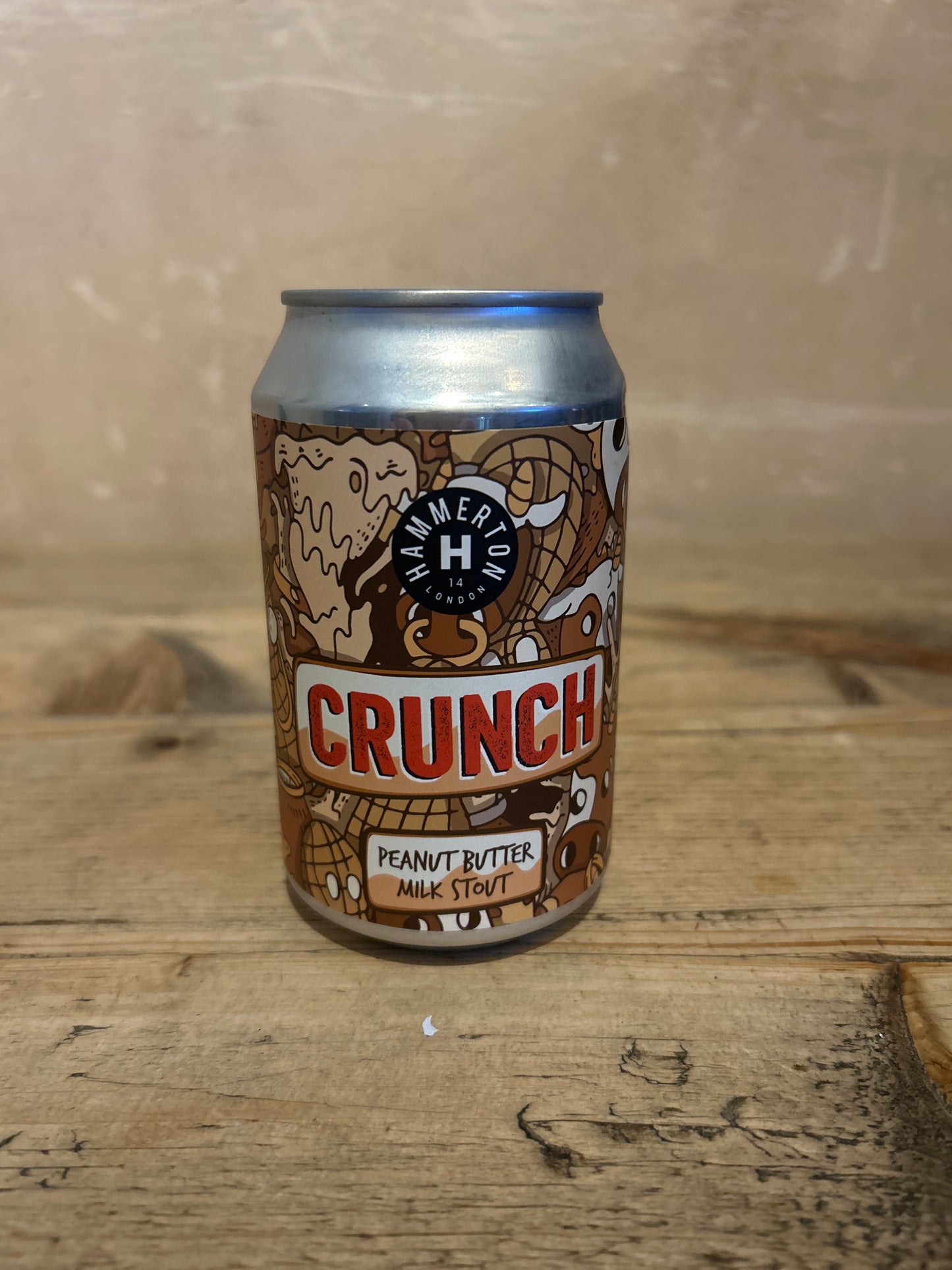 Hammerton Crunch Peanut Butter Stout 330ml Can