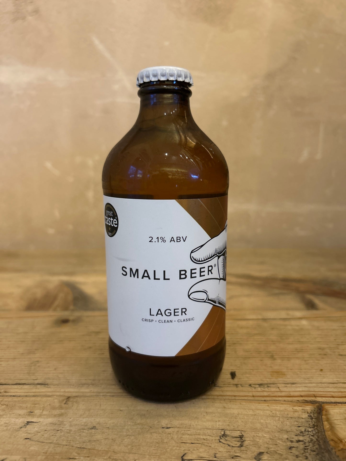 Small Beer Lager 2.1% 350ml