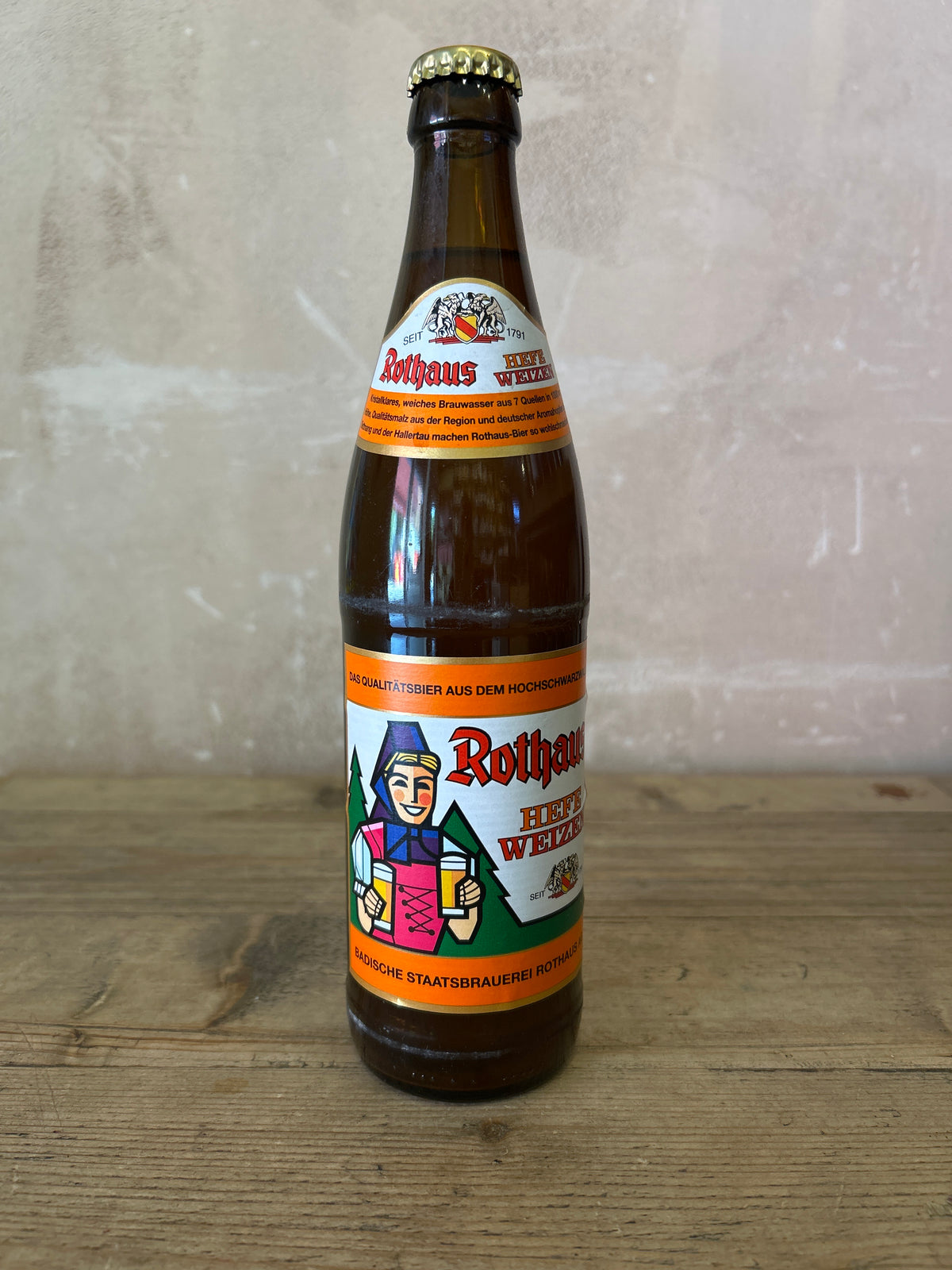 Rothaus Hefeweizen 500ml 5.4% Bottle