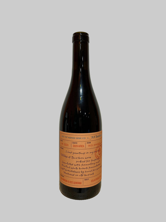 Barbera 2024, Not Yet Named Wine Co & AA Badenhorst