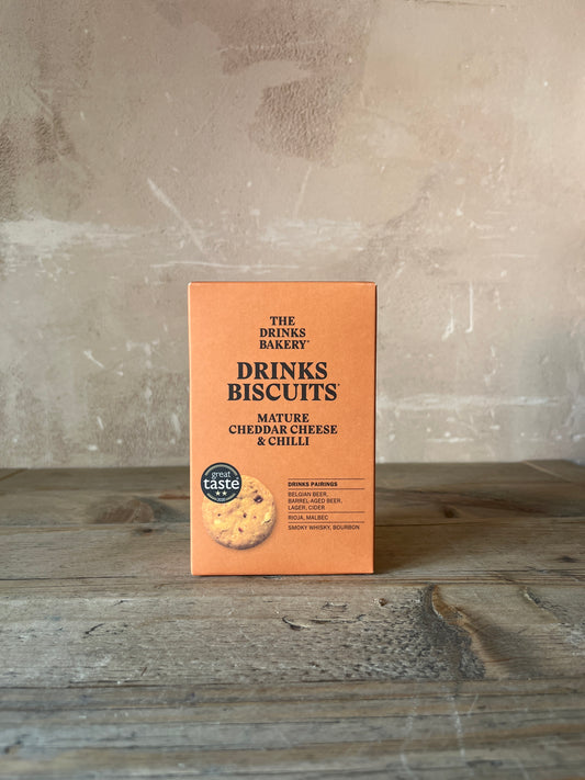Drinks Biscuits - Mature Cheddar, Chilli & Almond (110g)