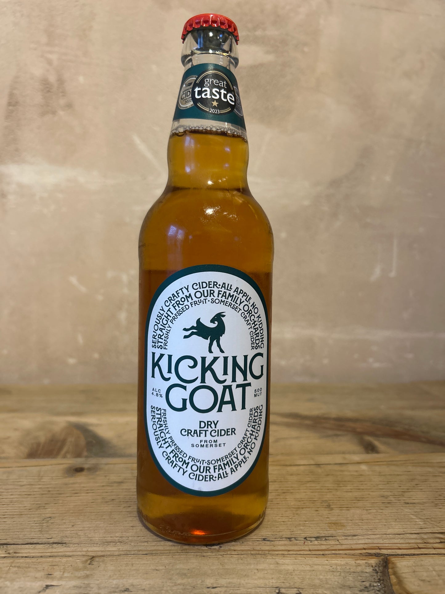 Kicking Goat Dry Cider (Somerset) 500ml bottle
