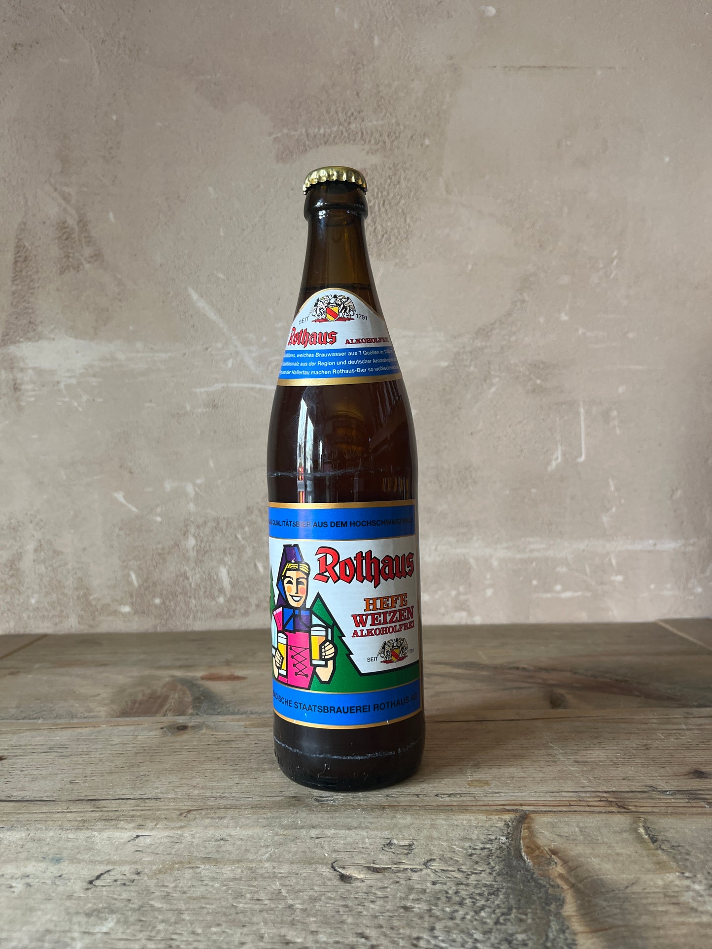 Rothaus Hefeweizen Alcohol Free 500ml Bottle