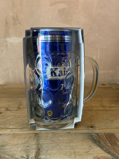 Kaiserdom Pilsner 4.9% 1000ml Can plus Stein Glass