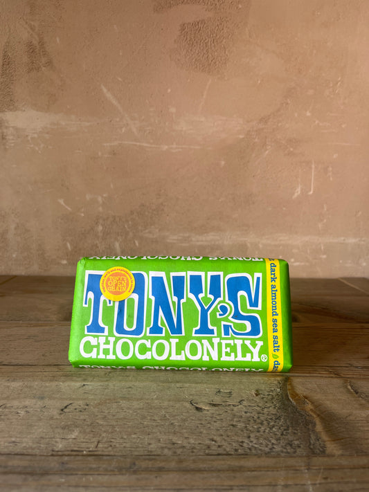 Tony's Chocolonely Dark Chocolate 51% Almond Sea Salt