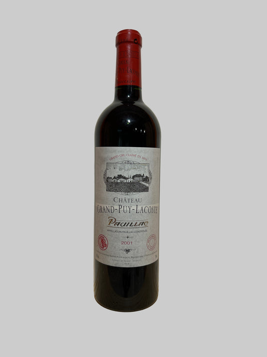 Pauillac 5th Cru Classe 2001, Chateau Grand Puy Lacoste
