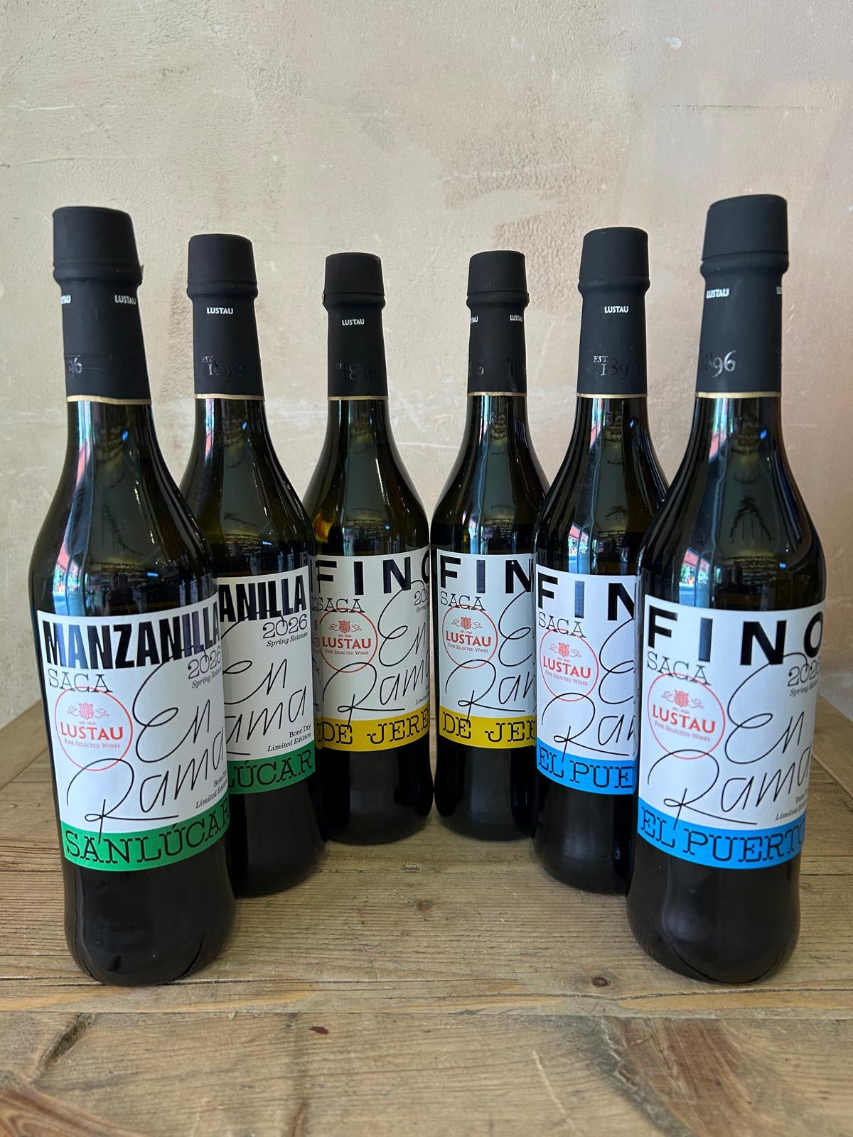 2026 Lustau 3 En Rama Sherry 6 Pack