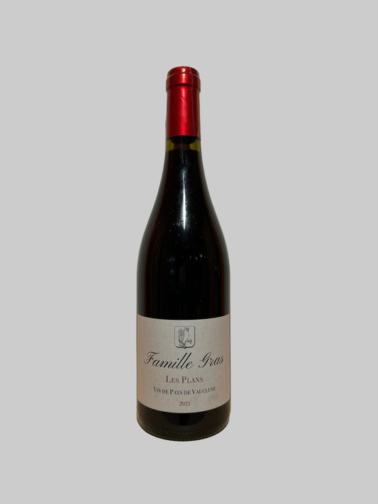 Vin de Pays de Vaucluse 'Les Plans' 2021, Famille Gras