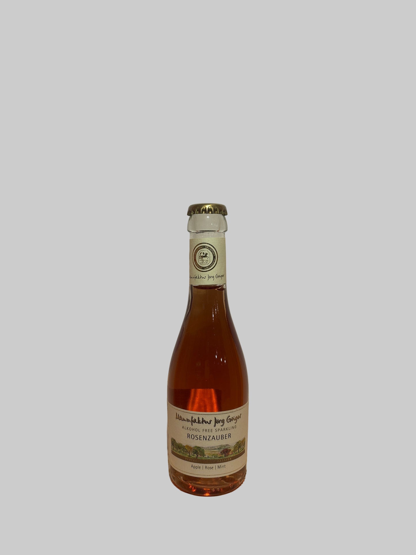 Alcohol Free Sparkling Wine 'Rosenzauber', Jorg Geiger (200ml)